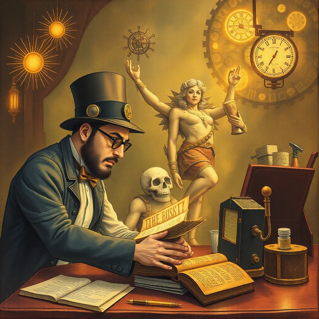 The Storyteller - AI generated portrait